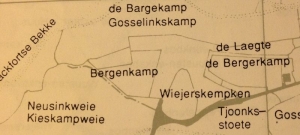 BOE 2 Barge Bargekampen in Veldnamenboek